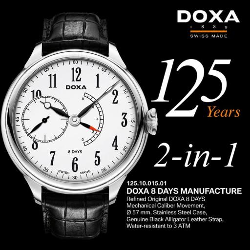Doxa 8 Day Power Reserve 2-in-1 Tribute