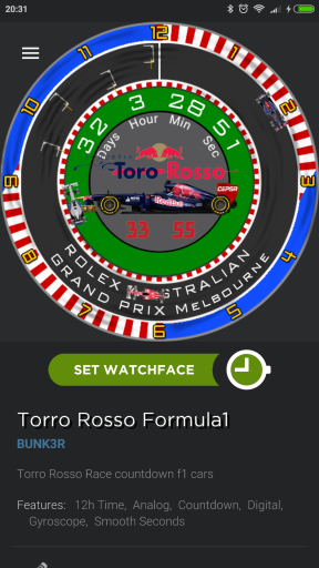 Torro Rosso countdown
