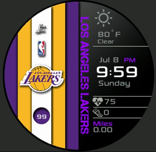 Lakers Striped Digital