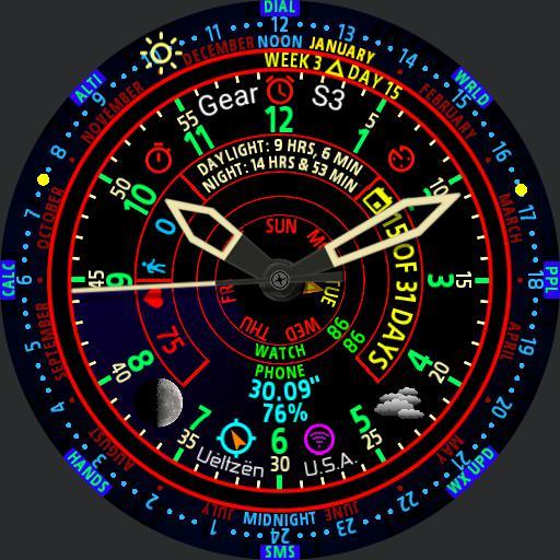 Sundial 24 Hour Gear S3