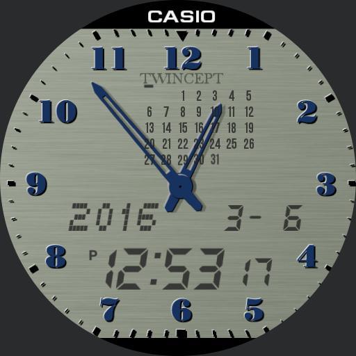 Casio Twincept (LCD over Analog) v1.59b Tribute