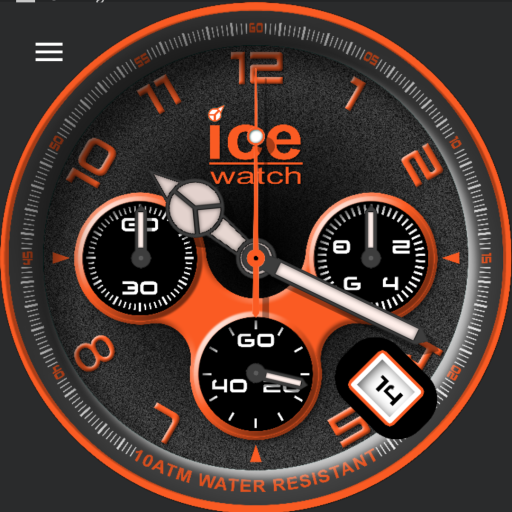 Tribute - Ice Watch Big Big Black Orange Chronograph