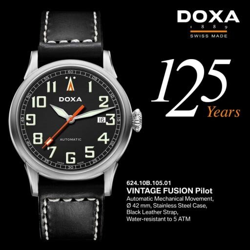 Doxa Vintage Fusion Pilot Tribute