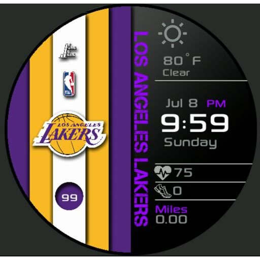 Lakers Striped Digital