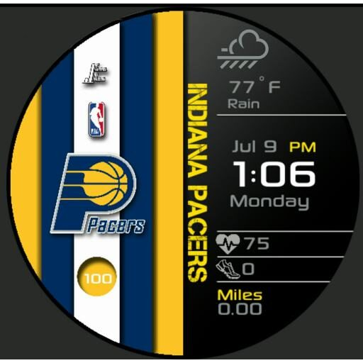 Pacers Striped Digital
