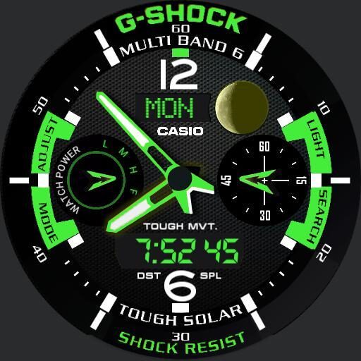 Casio G-Shock GW-3500B-1A Green