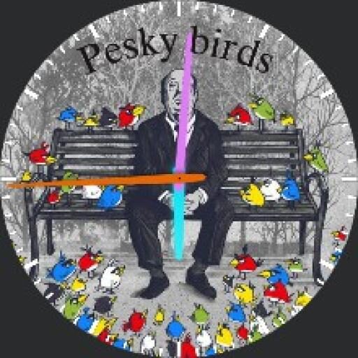 Pesky Birds Alfred Hitchcock