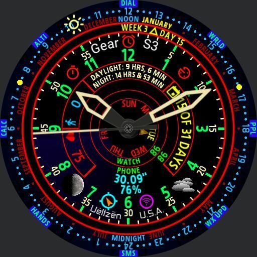 Sundial 24 Hour Gear S3