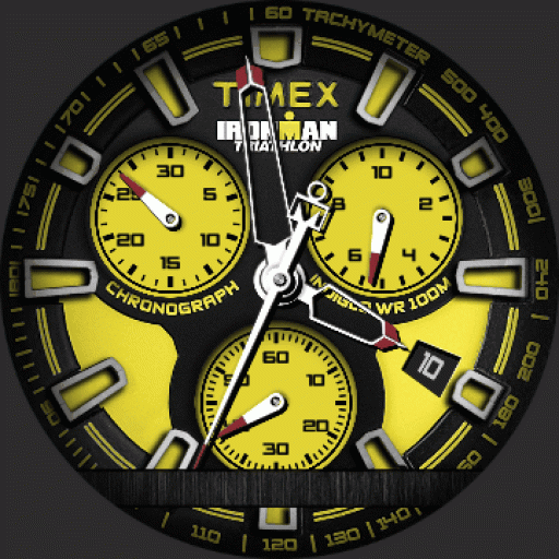 timex ironman yellow