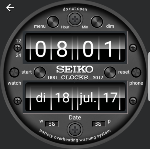 Seiko drum v2 with dim mode