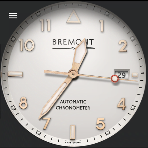 Tribute - Bremont Solo - white and gold
