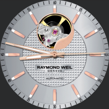 Raymond Weil Open Heart Silver/Gold Tribute