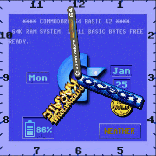 Commodore 64 tribute watch.