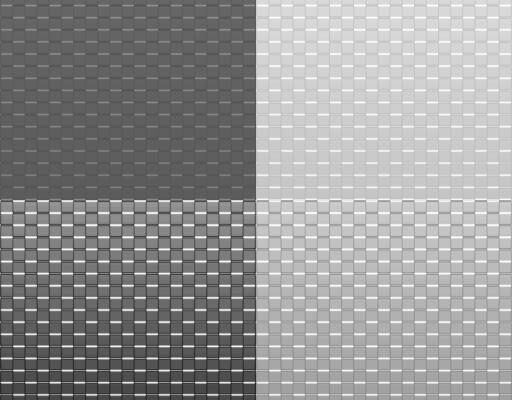 Backgrounds Squares Chrome and Metal (4 parts)