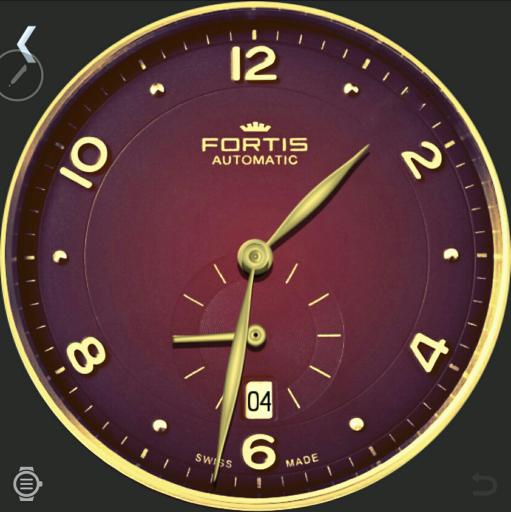 FORTIS RON BURGUNDY AND GOLD