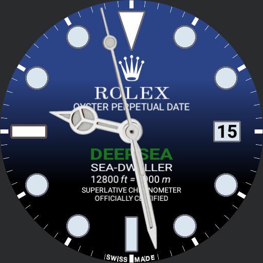 Rolex Deepsea Sea-Dweller with decimal time option
