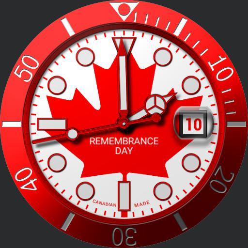 Canadian Remembrance Day GronDiver