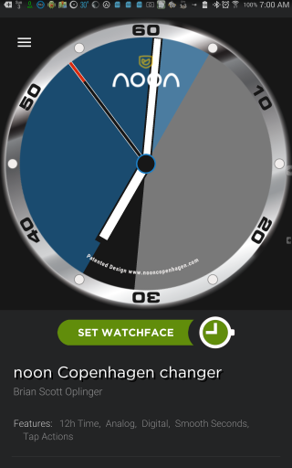 noon Copenhagen changer