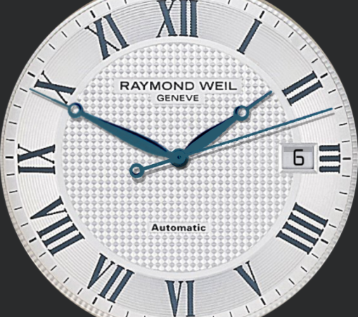 Raymond Weil White Roman Numerals Tribute