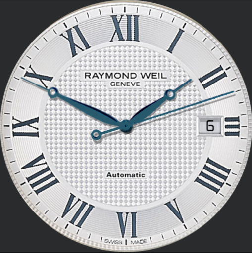Raymond Weil White Roman Numerals Tribute