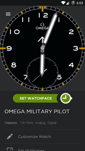 Omega Military Pilot