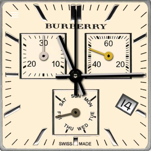 Bvrberry Chronograph Square Watch