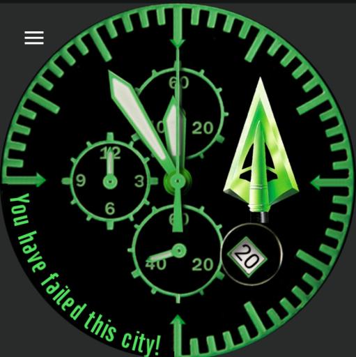 Green Arrow Watch No Bezel