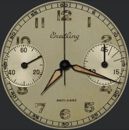 Vintage Breitling Chronograph Tribute No Bezel