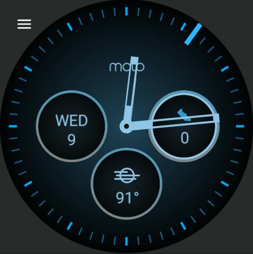 Moto 360 v2 Watchface Replica