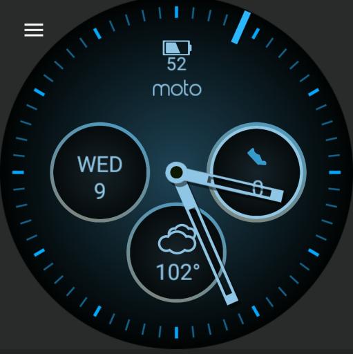 Modified Moto 360 v2 Watchface with 4 day forecast