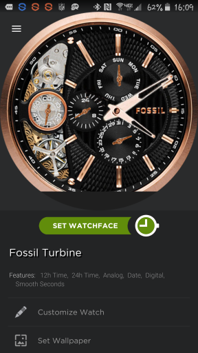 Fossil turbine.
