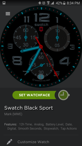 Swatch Black Sport