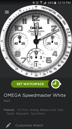 Omega Speedmaster White