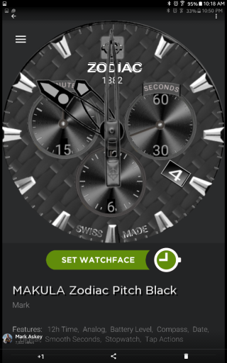 Zodiac Pitch Black