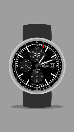 Breitling Chronoline all black