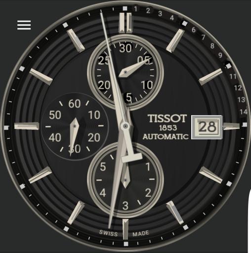 Tissot Veloci-T “German” Silver ~ Contrast Tap