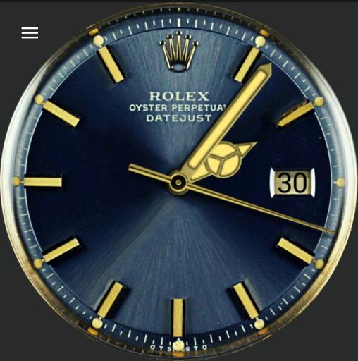ROLEX BLUE AND GOLD