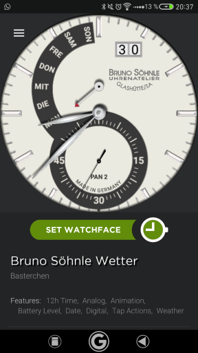 Bruno Söhnle with weather