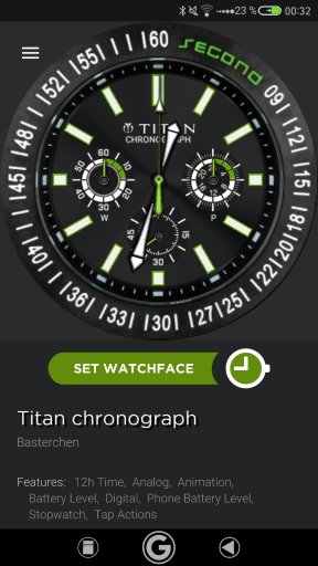 Titan chronograph