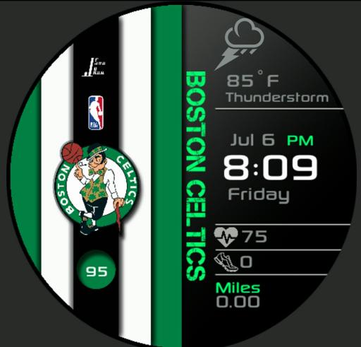Celtics Striped Digital