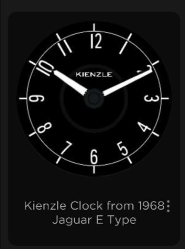 Kienzle Dashboard Clock 1968 Jaguar E Type