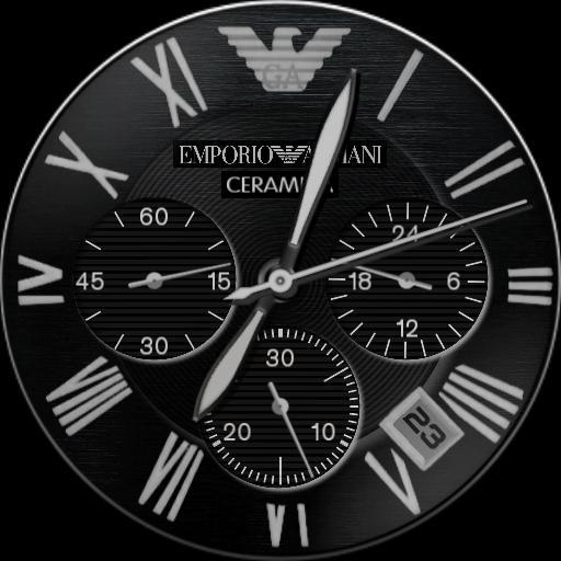 Armani Ceramica AR1400 Black Silver