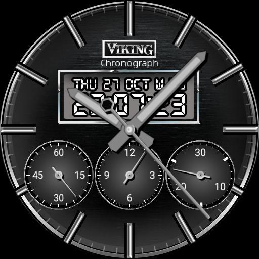 Viking Chronograph Black Chrome