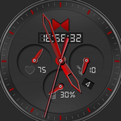 MVMT Chrono Red Hands Digital
