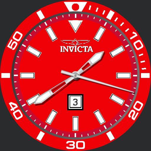 In-Victa Dive Watch Tribute in Red