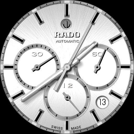 RADO HYPERCHROME Automatic Chronograph Silver Dial