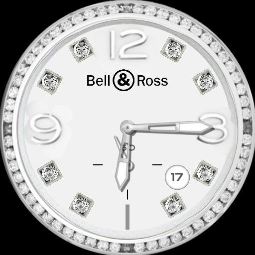 BELL & ROSS BR S WHITE CERAMIC