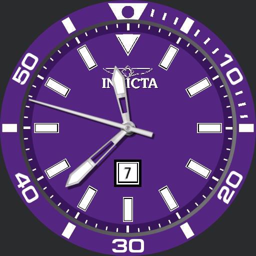 In-Victa Dive Watch Tribute Purple