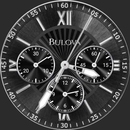 Bulova Chronograph Black Dial 96A173