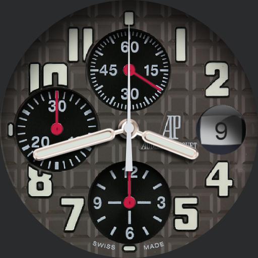 Piguet royal oak offshore black subs tappisserie  brown